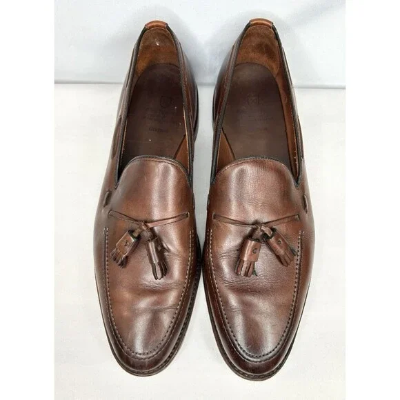 Allen Edmonds Men's Grayson Tassel Loafers Dress Shoes Size 13 D Brown - Picture 3 of 11